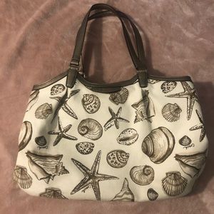 Beach Print Coach Purse